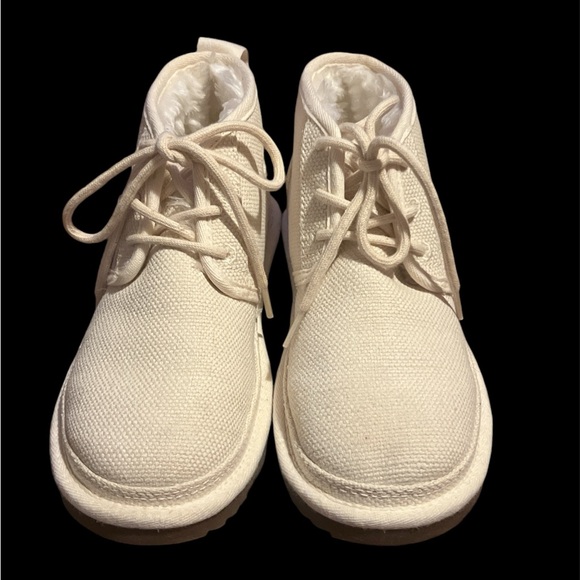 UGG Shoes - Ugg Women’s Neumel Natural Canvas Booties Size 6